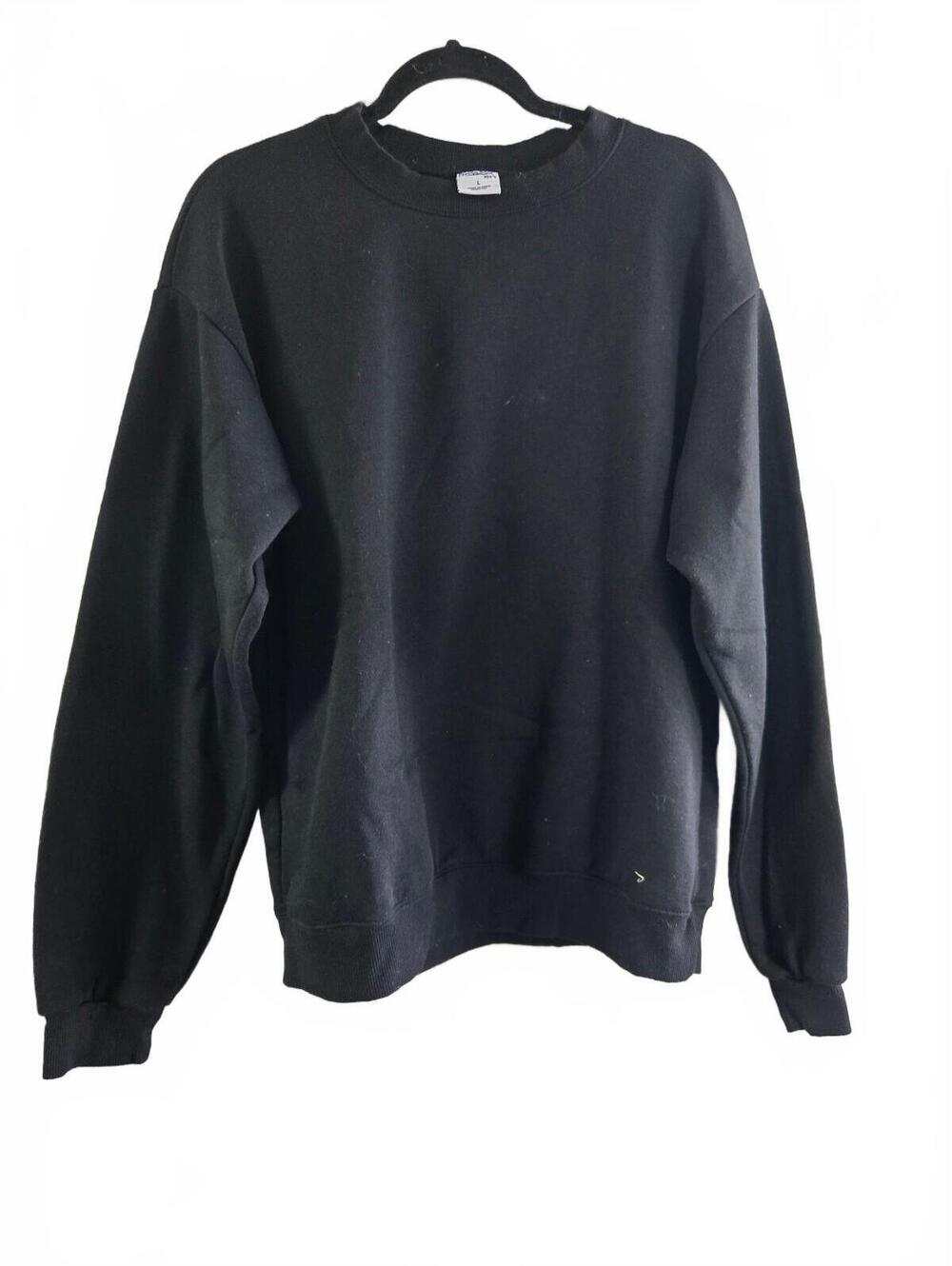 Mission Ridge Men's Black Crewneck Sweatshirt Size Large